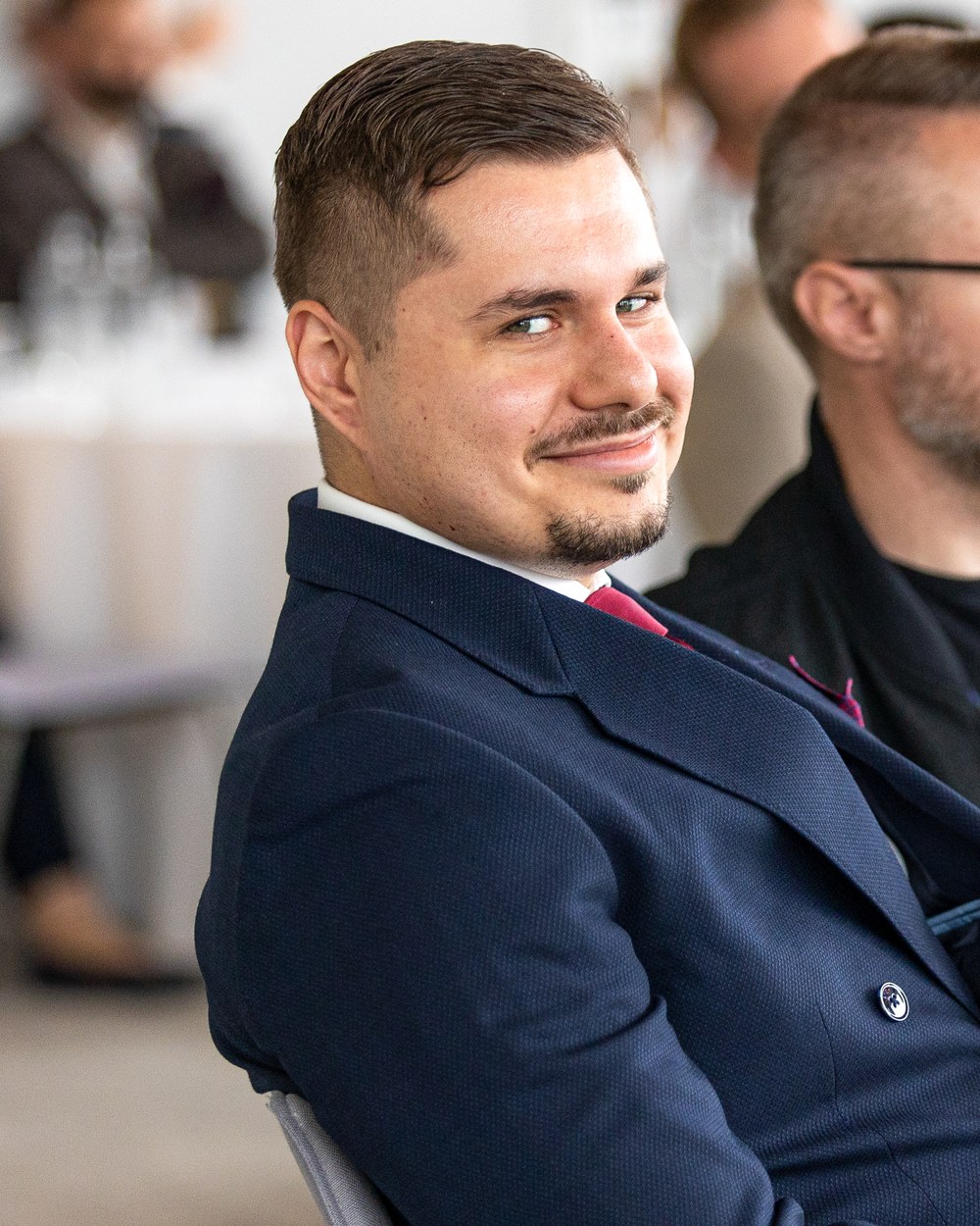 Mikołaj Brunka na konferencji